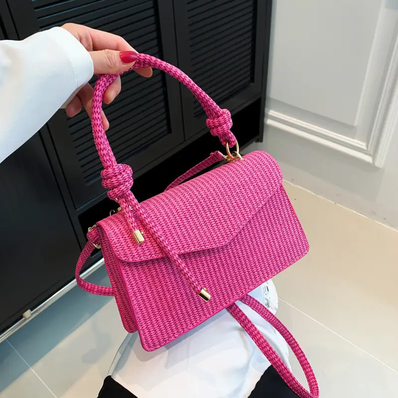 2025 Women's Summer Commuter Bag Pure Color Texture - Image 3