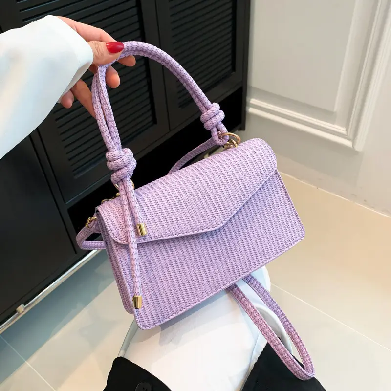 2025 Women's Summer Commuter Bag Pure Color Texture - Image 5