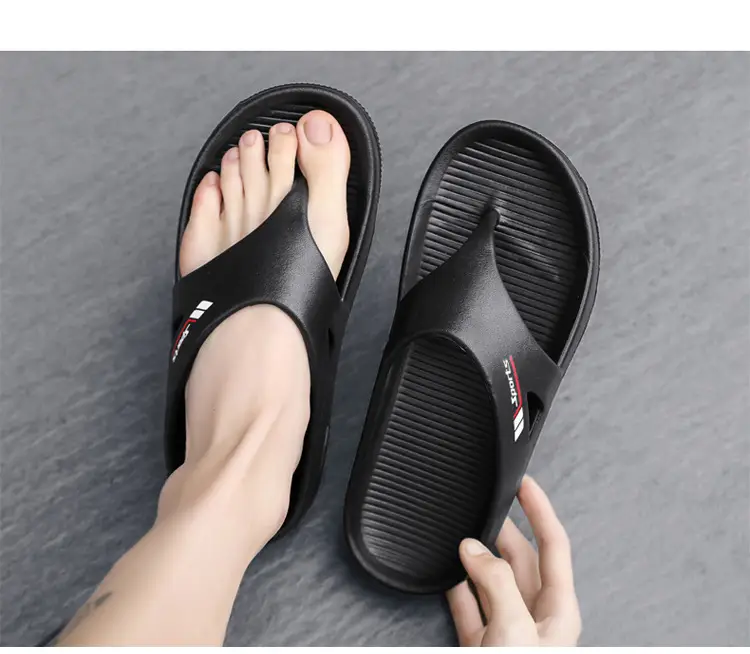 Men's Cross-Border Flip Flops White Thick Sole — feature 17