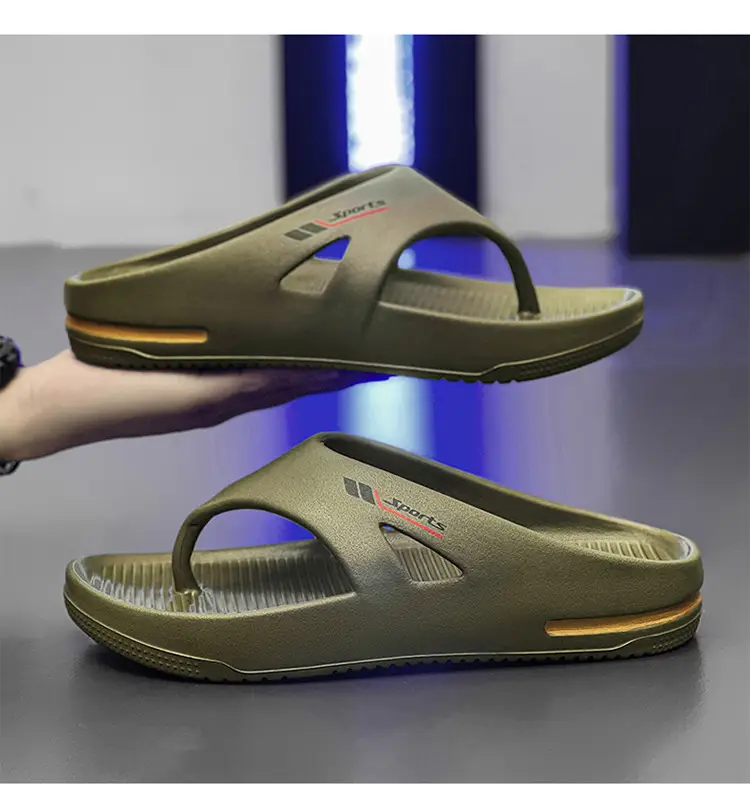 Men's Cross-Border Flip Flops White Thick Sole — feature 20