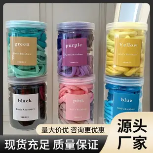Blue Rubber Hair Rings for High Ponytail & Sweet Color — feature 1