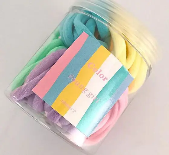 Blue Rubber Hair Rings for High Ponytail & Sweet Color