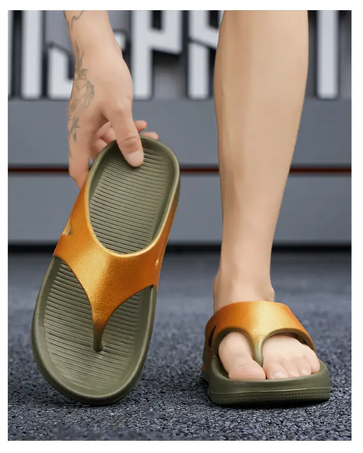 Men's Flip Flops Trap Feeling Personalized Coconut Slippers Cross-border Fashion Casual Beach Shoes Summer New Fashionable Sandals — feature 9