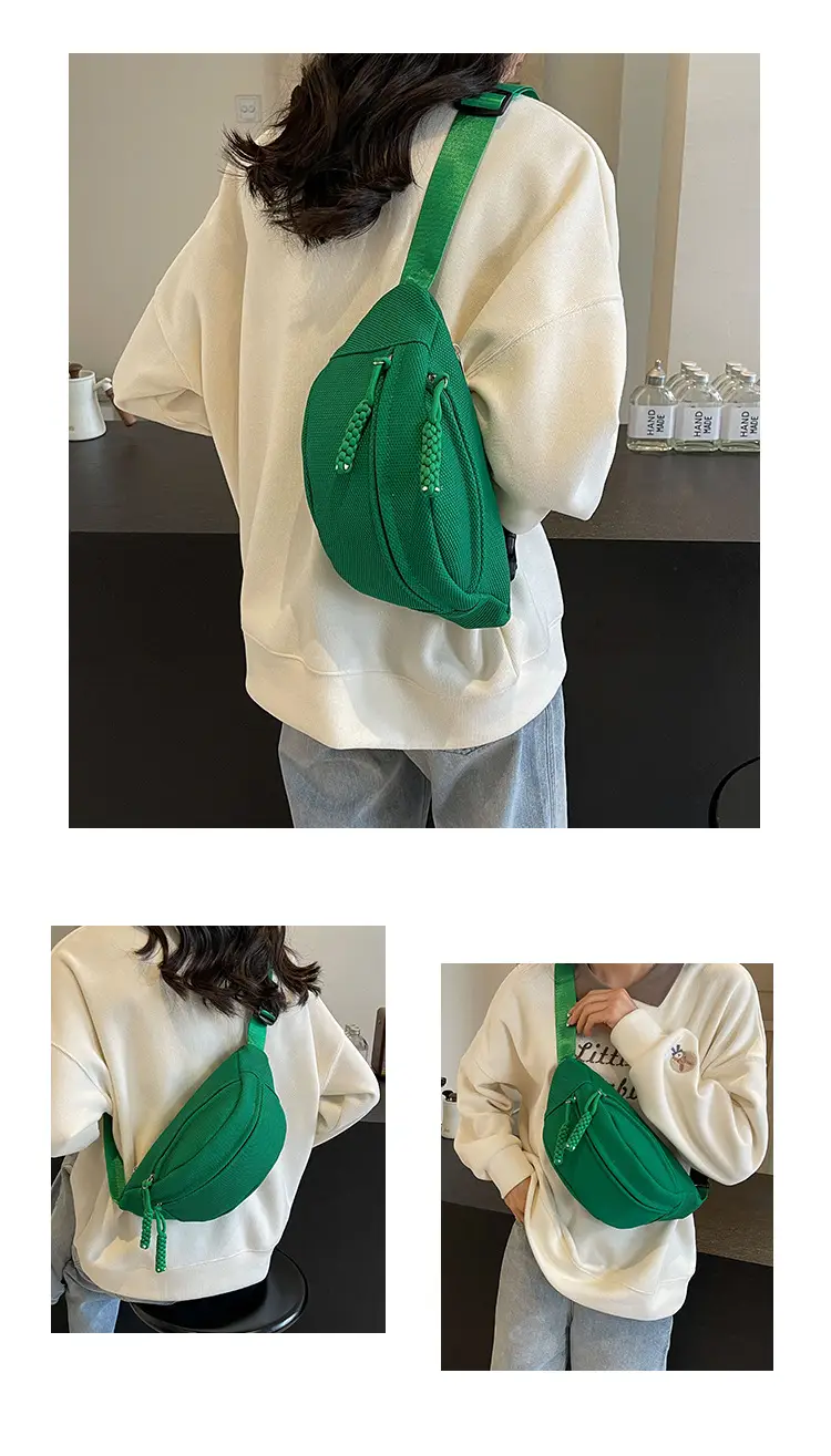 Green Crossbody Bag Women's Western Style Shoulder Strap — feature 11