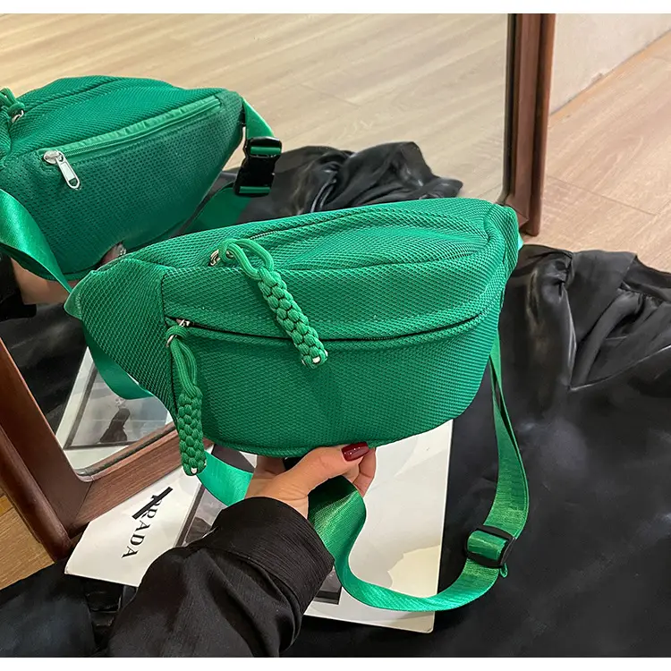 Green Crossbody Bag Women's Western Style Shoulder Strap — feature 28