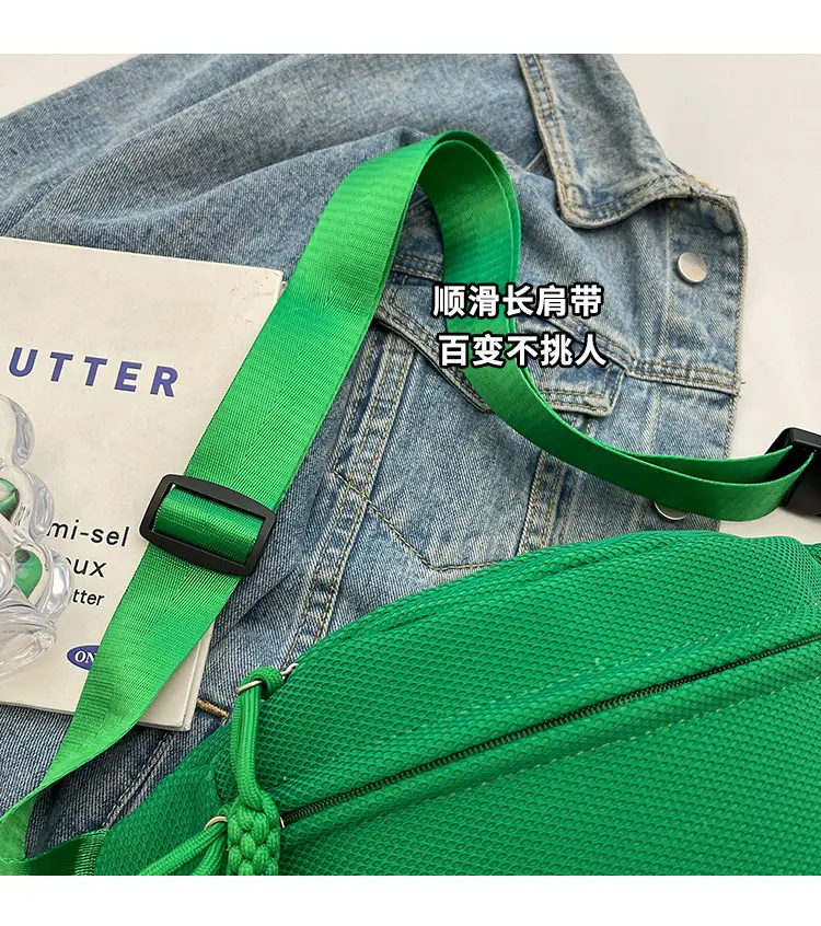 Green Crossbody Bag Women's Western Style Shoulder Strap — feature 4