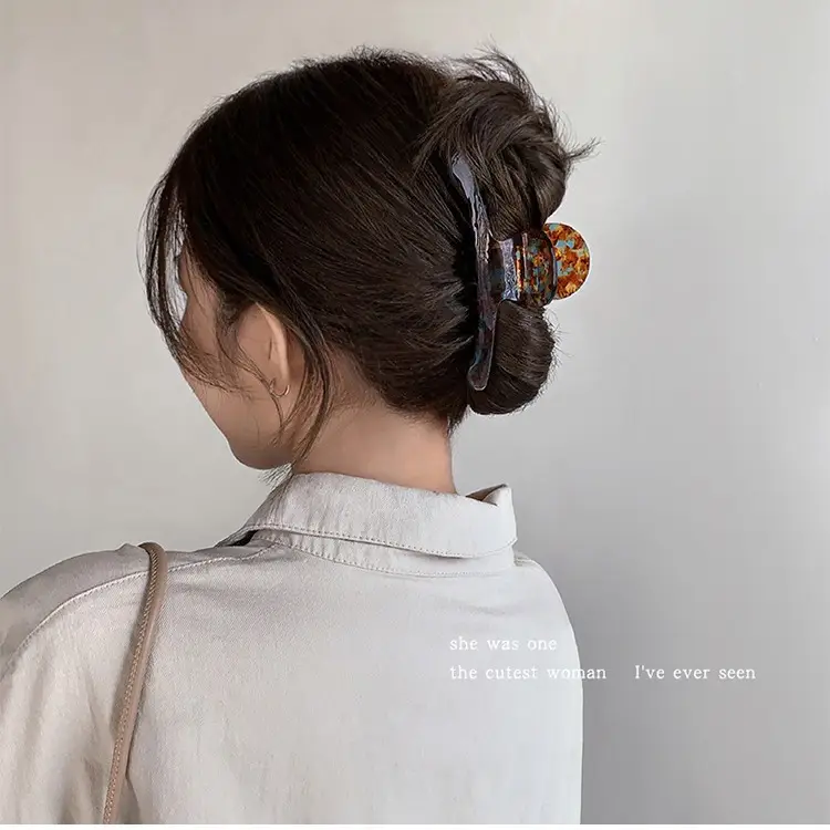 Elegant Hair Clip Women's Back of Head Ins Shark Clip 2024 New Style Clip for Headwear - Image 7