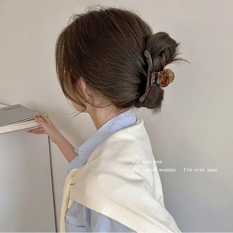 Elegant Hair Clip Women's Back of Head Ins Shark Clip 2024 New Style Clip for Headwear - Image 8