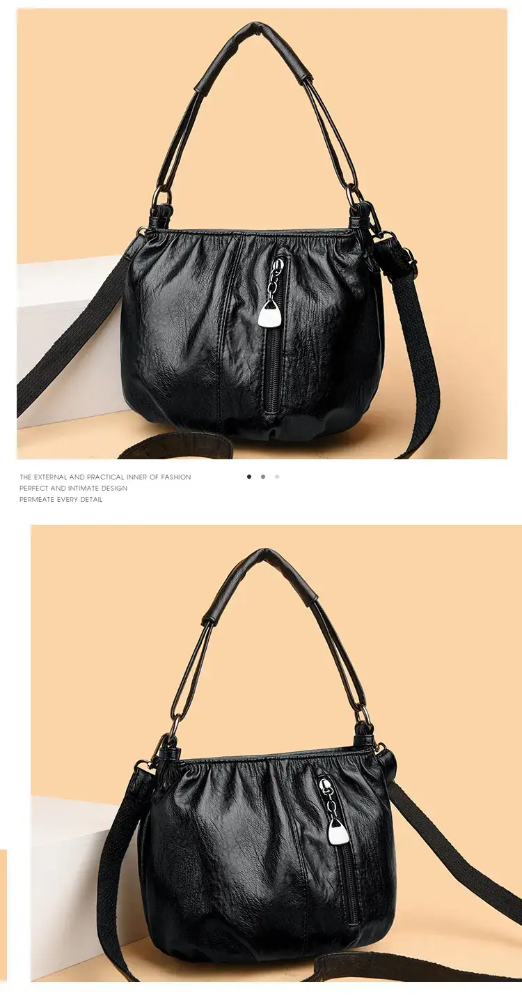 Women's Brown Leather Mobile Phone Crossbody Bag 2026 — feature 8