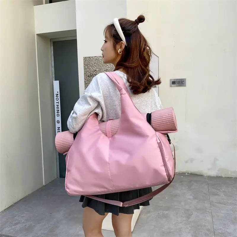 Pink Yoga Fitness Crossbody Bag for Women — feature 14