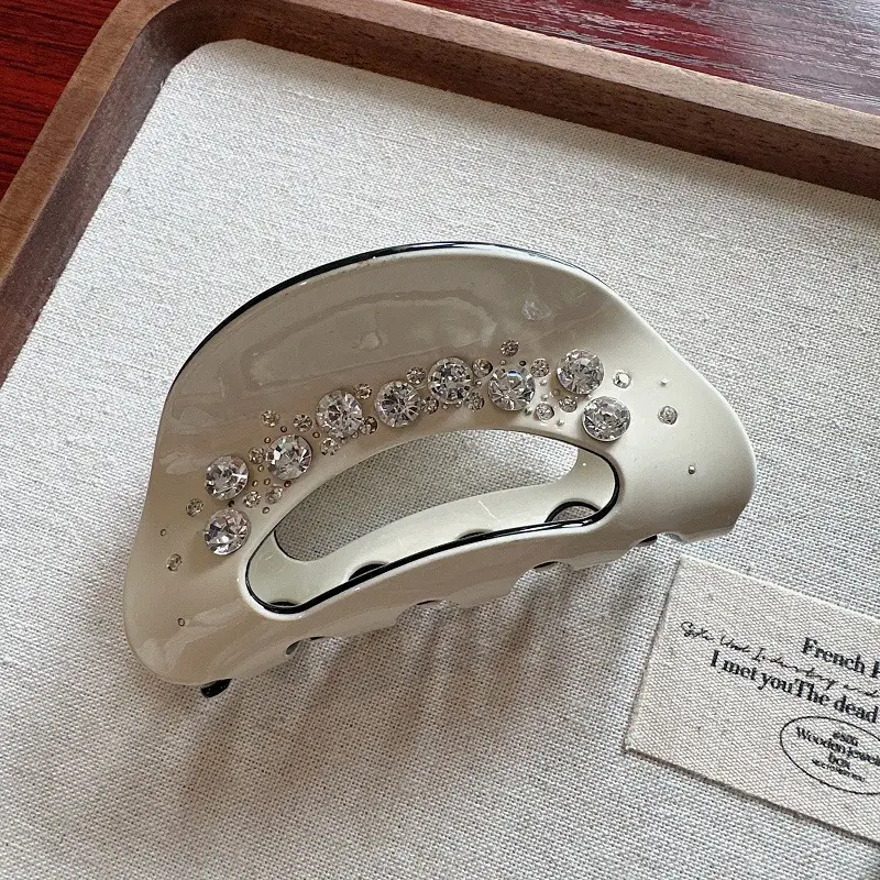 Black Rhinestone Hairpin for Women Medium — feature 9