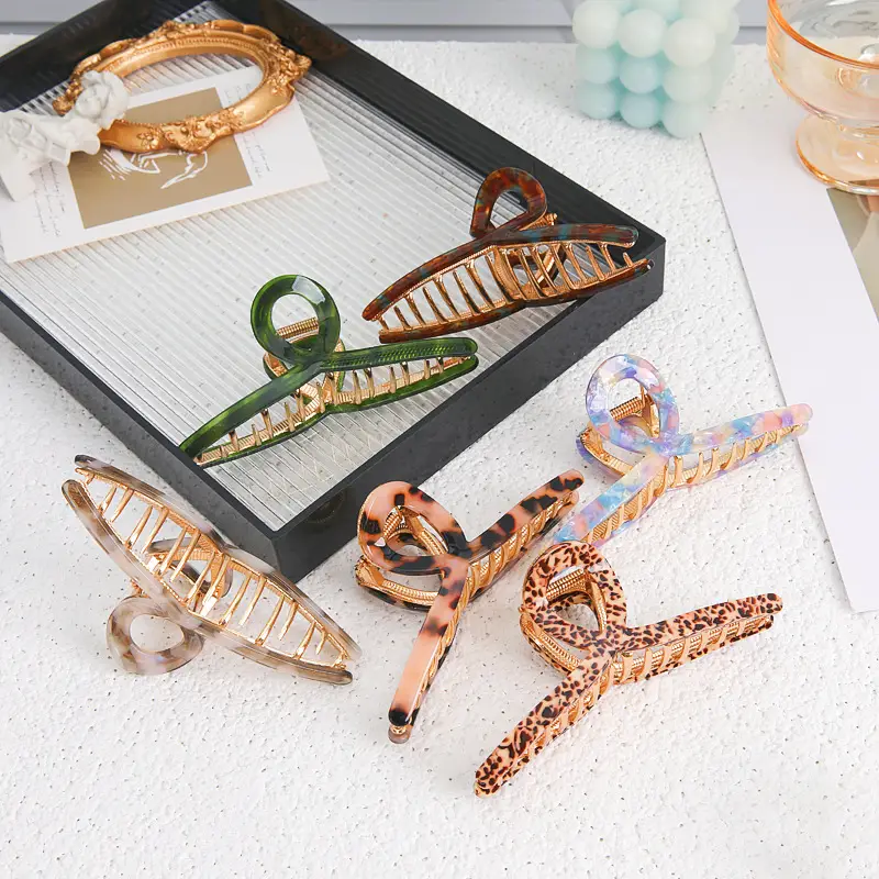 Women's Spring & Summer Hairpin with Shark Clip - Image 24