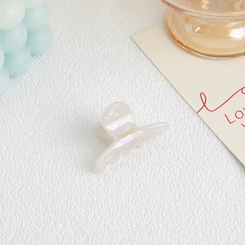 Acetate Hair Clips for Girls - 5 Pcs Colorful Set - Image 2