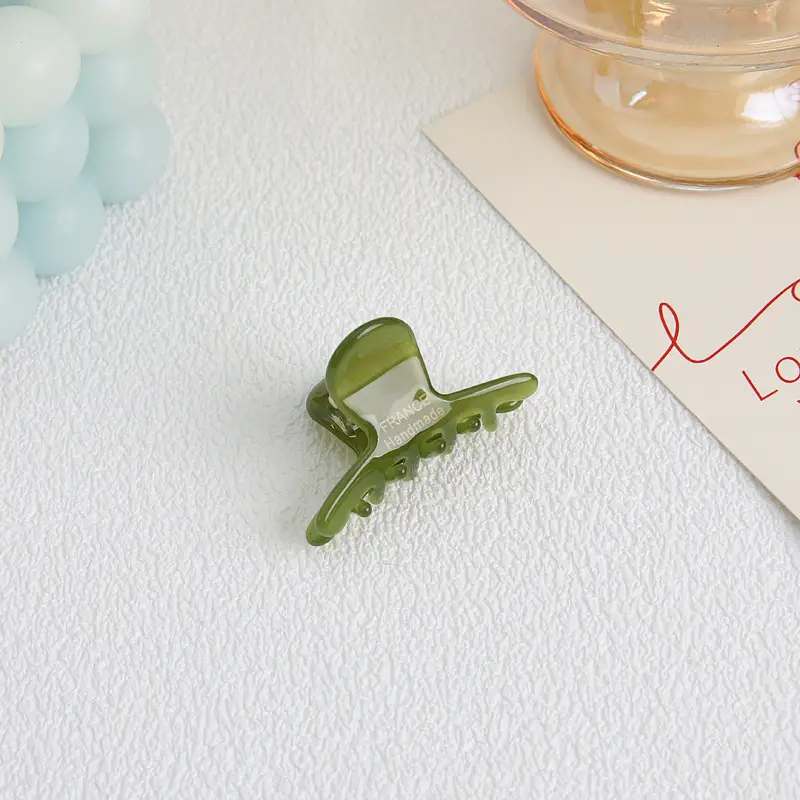 Acetate Hair Clips for Girls - 5 Pcs Colorful Set - Image 4