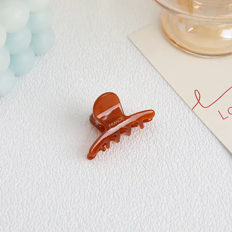 Acetate Hair Clips for Girls - 5 Pcs Colorful Set - Image 6