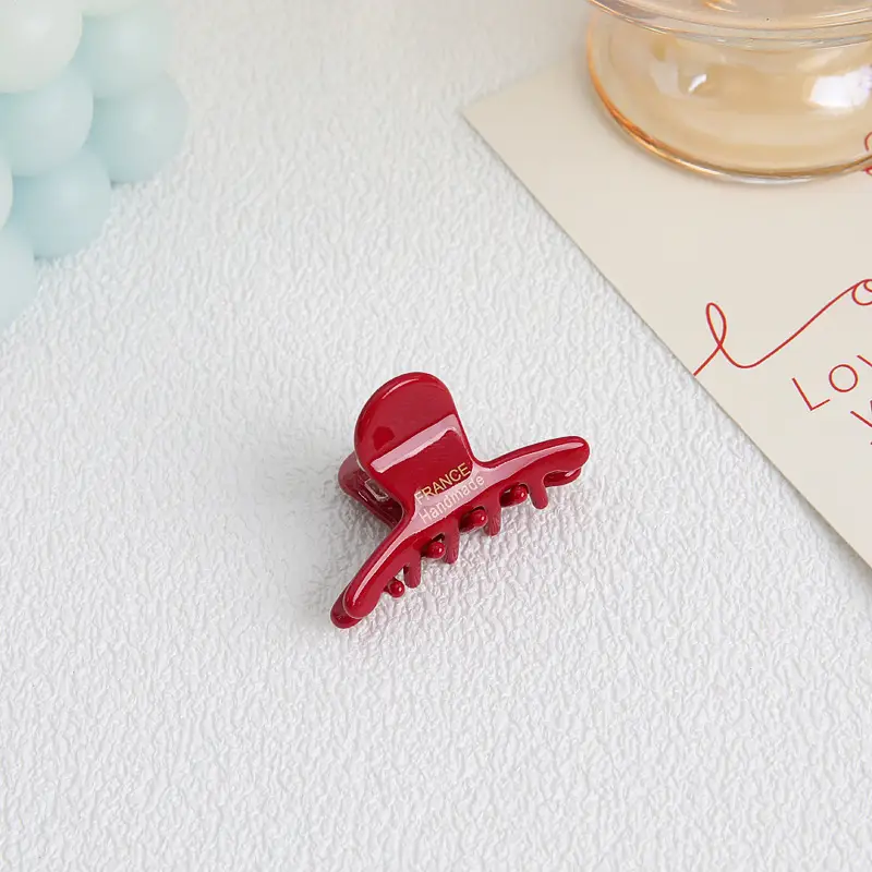 Acetate Hair Clips for Girls - 5 Pcs Colorful Set - Image 9