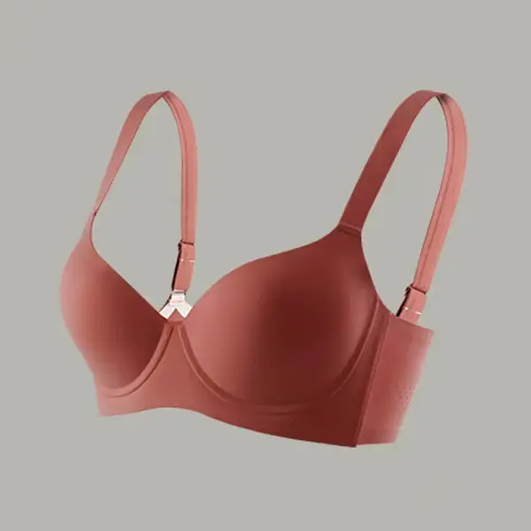 New Gap plus size Large Cup Soft Steel Ring Underwear Traceless Push-up Push-up Breathable Big Chest Show Small Text Bra