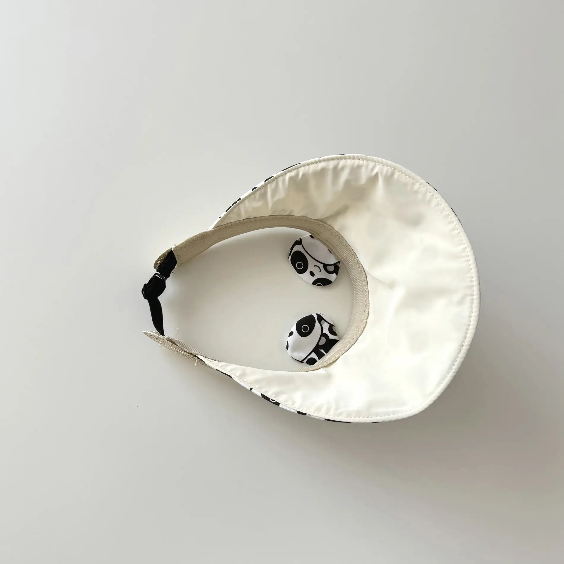 Baby Panda Hat Set for Girls Blue White - Image 7
