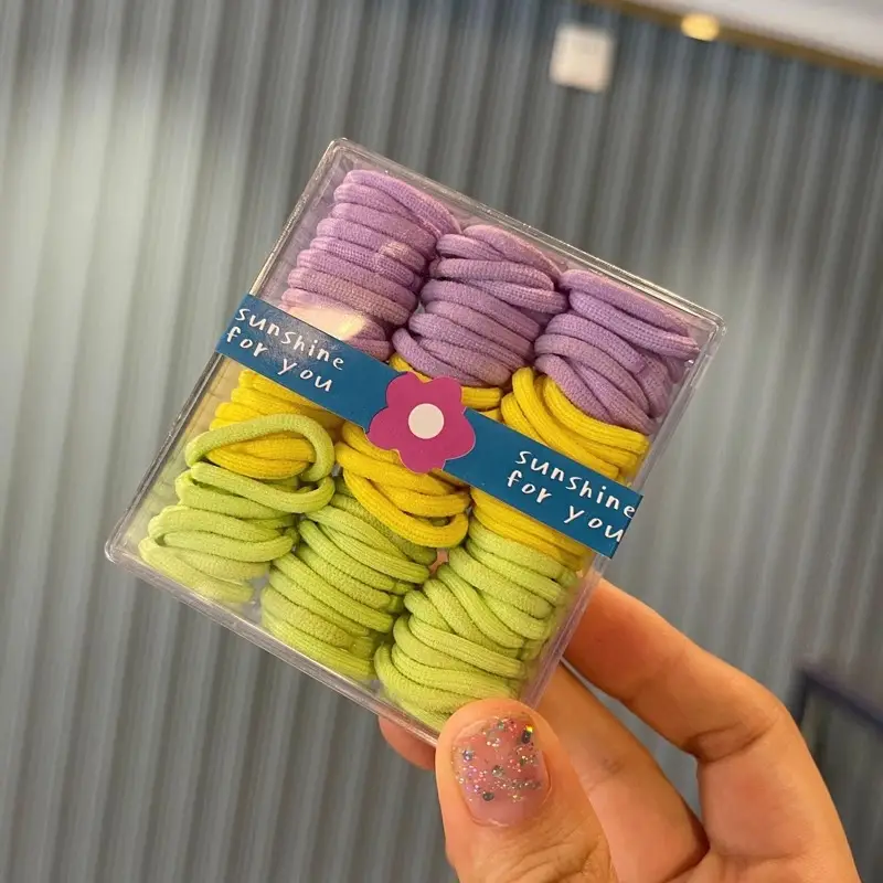Rainbow Rubber Bands for Kids Hair Rope 90 Pcs — feature 4