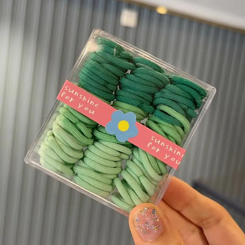 Rainbow Rubber Bands for Kids Hair Rope 90 Pcs — feature 8