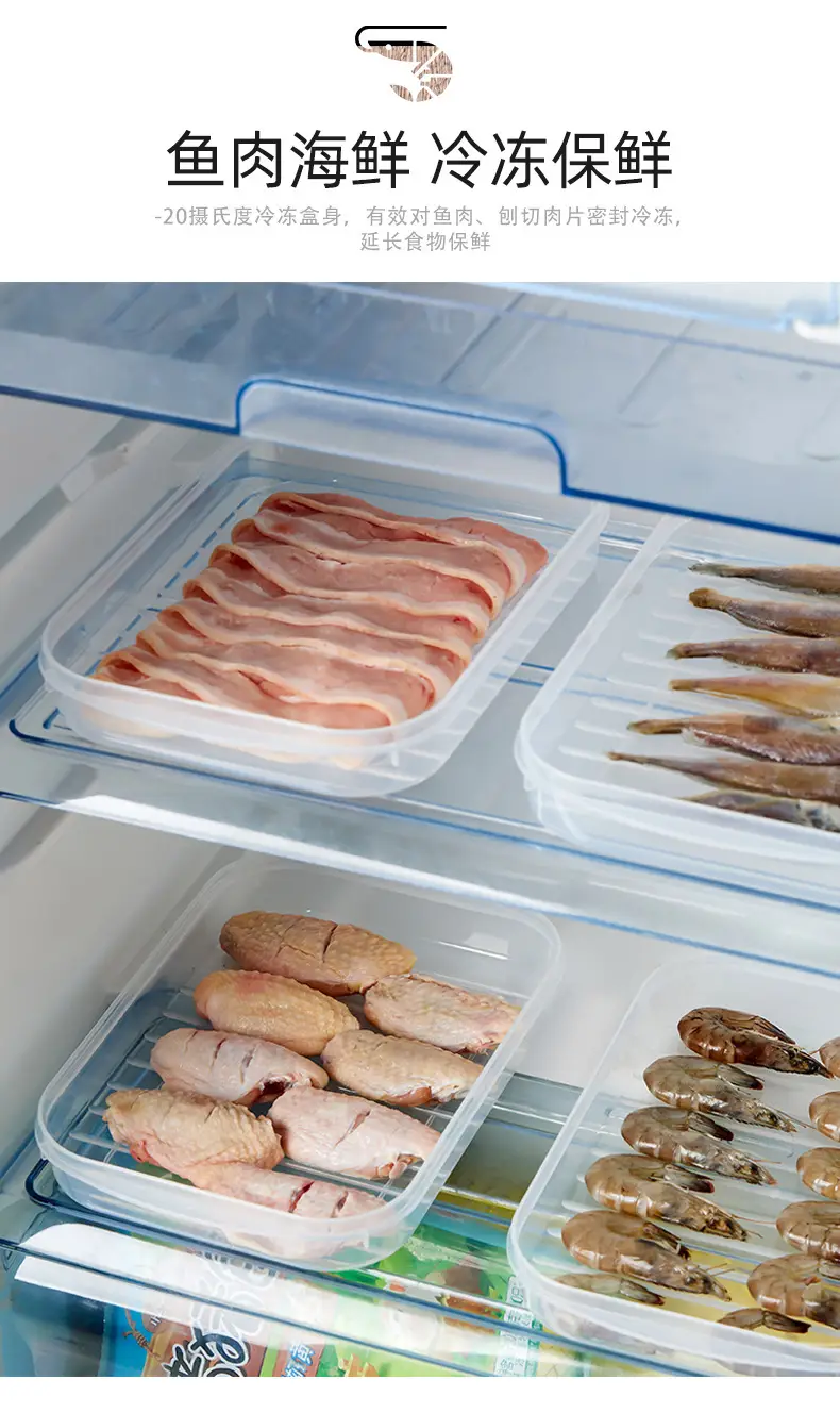 Japanese Style Fish Steak Fresh Box Refrigerator Bacon Sealed — feature 5