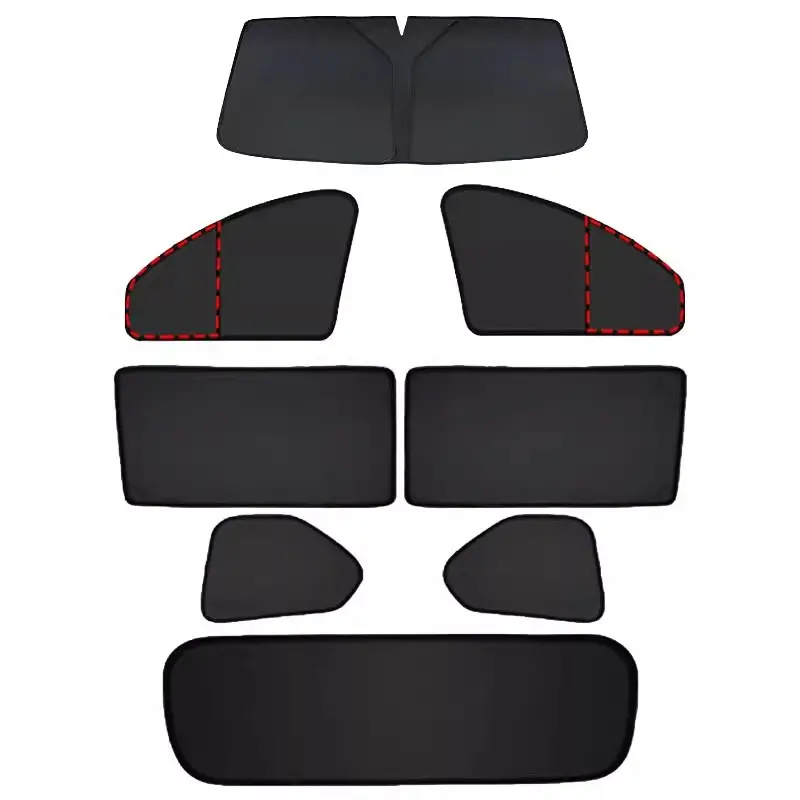 Dark Blue Full Blackout Car Curtains with Heat & Privacy Protection - Image 14