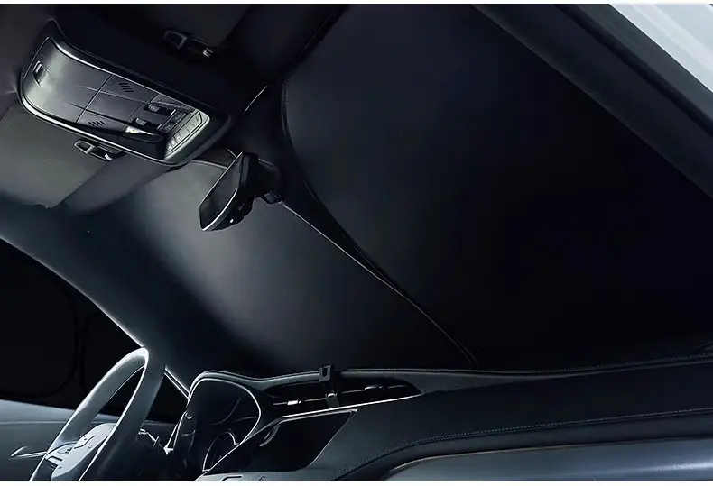 Dark Blue Full Blackout Car Curtains with Heat & Privacy Protection — feature 20