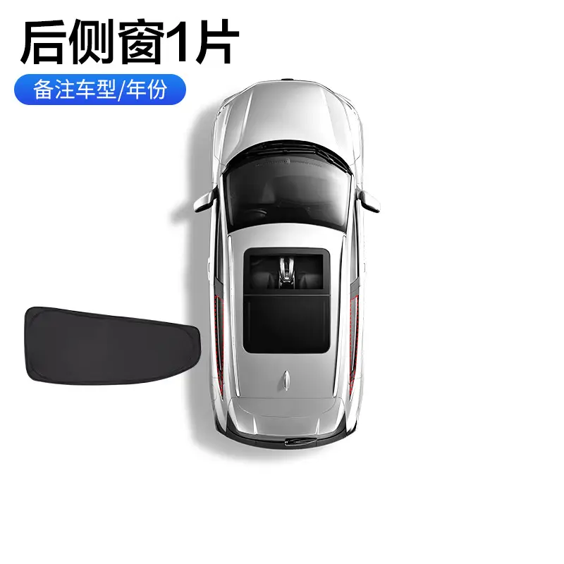 Dark Blue Full Blackout Car Curtains with Heat & Privacy Protection - Image 6