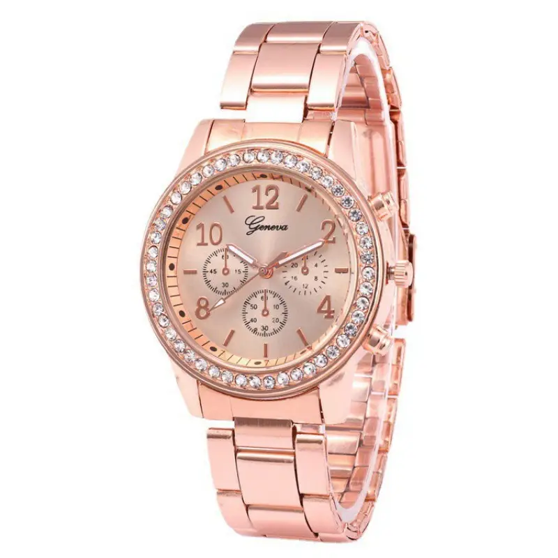 Genuide Diamond Encrusted Women's Quartz Watch - Image 8