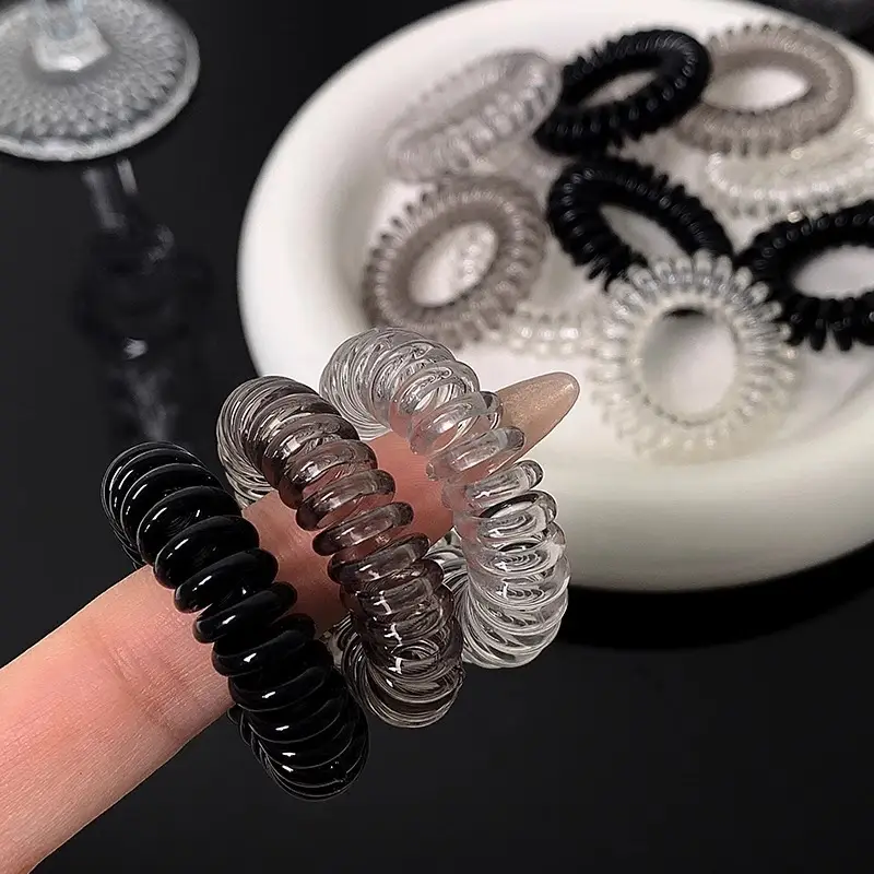 Women 2025 Classy Hair Ties with Glitter & Color - Image 31