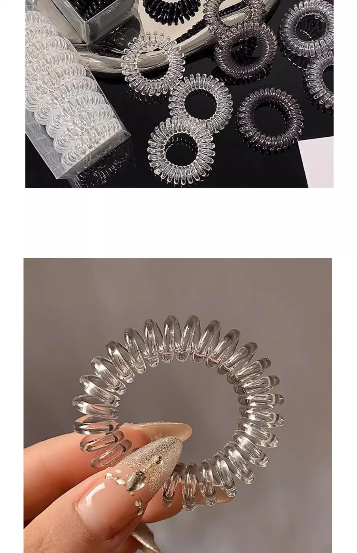 Women 2025 Classy Hair Ties with Glitter & Color — feature 22