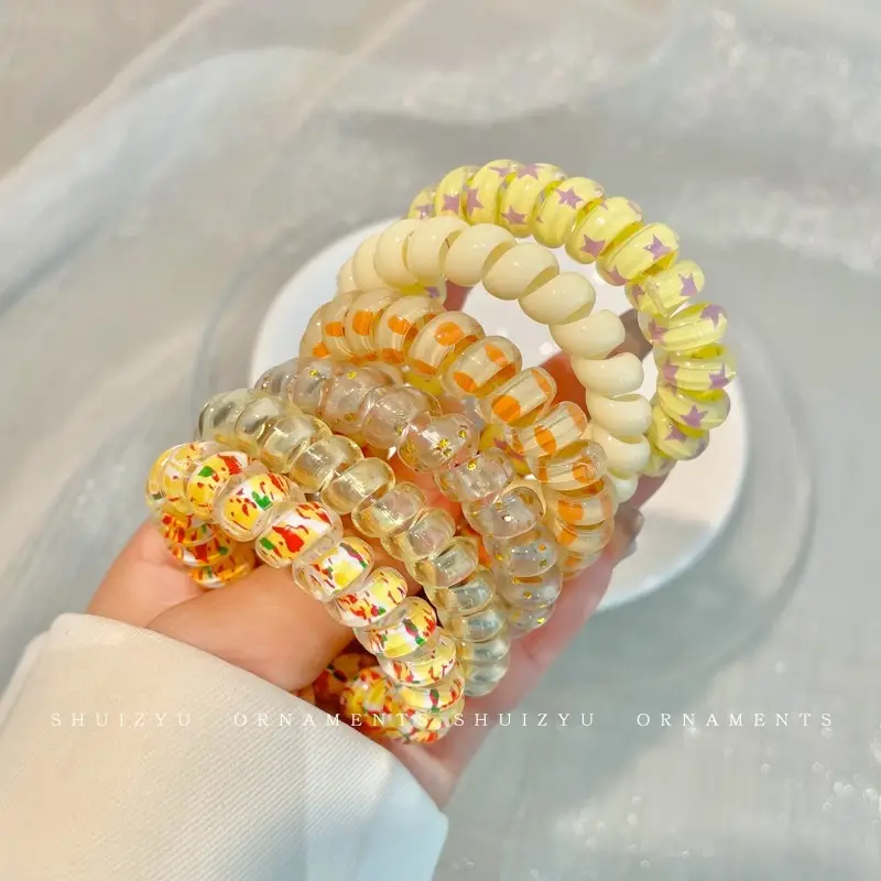 Women 2025 Classy Hair Ties with Glitter & Color - Image 13