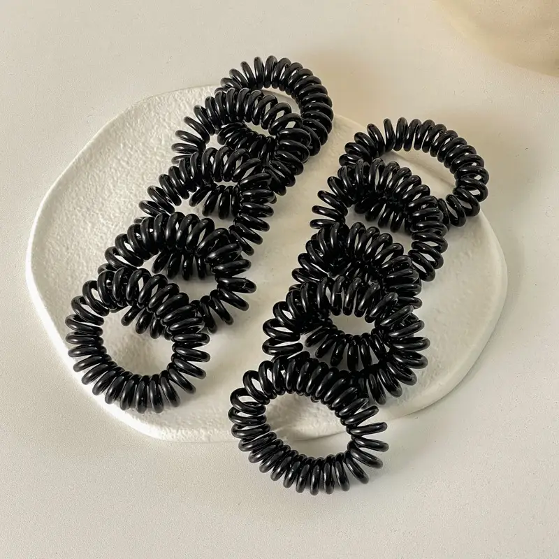 Women 2025 Classy Hair Ties with Glitter & Color - Image 21