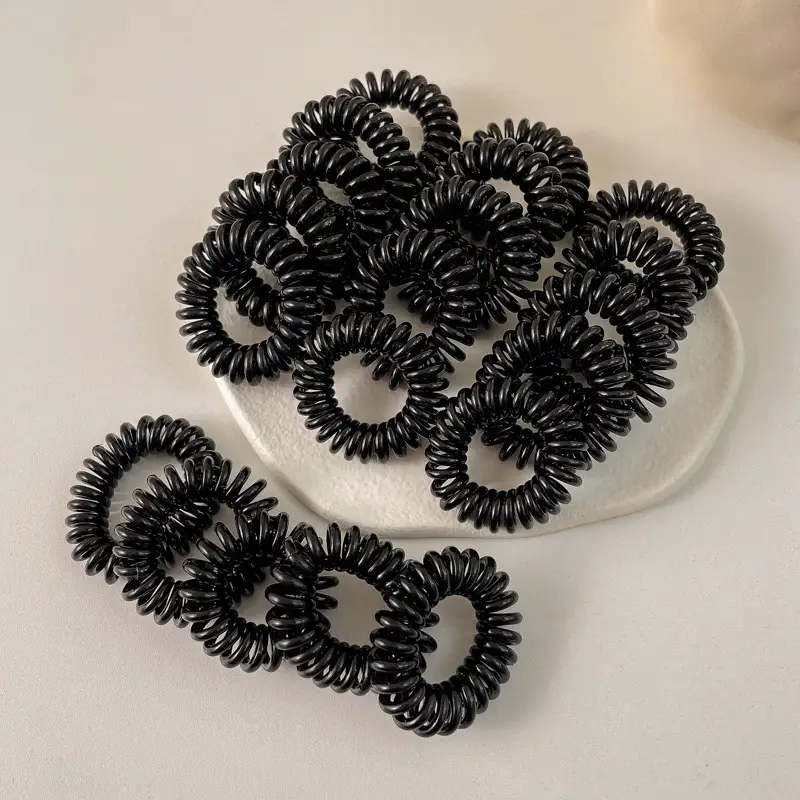 Women 2025 Classy Hair Ties with Glitter & Color - Image 23