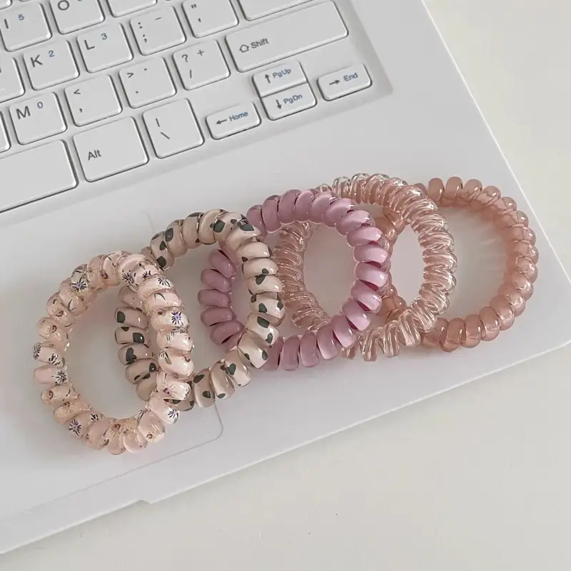 Women 2025 Classy Hair Ties with Glitter & Color - Image 6