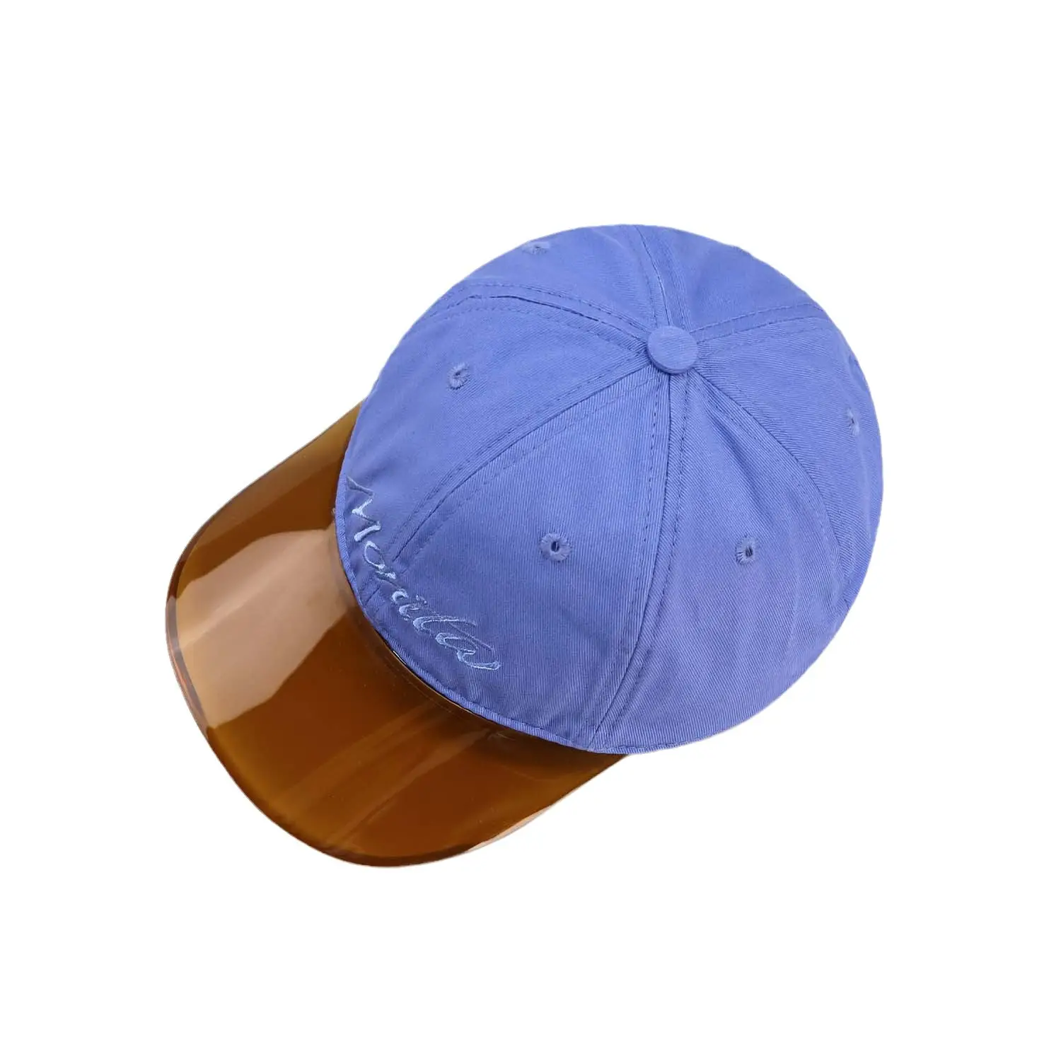 Women's Beige Red Flatback Sunblock Cap Set - Image 8