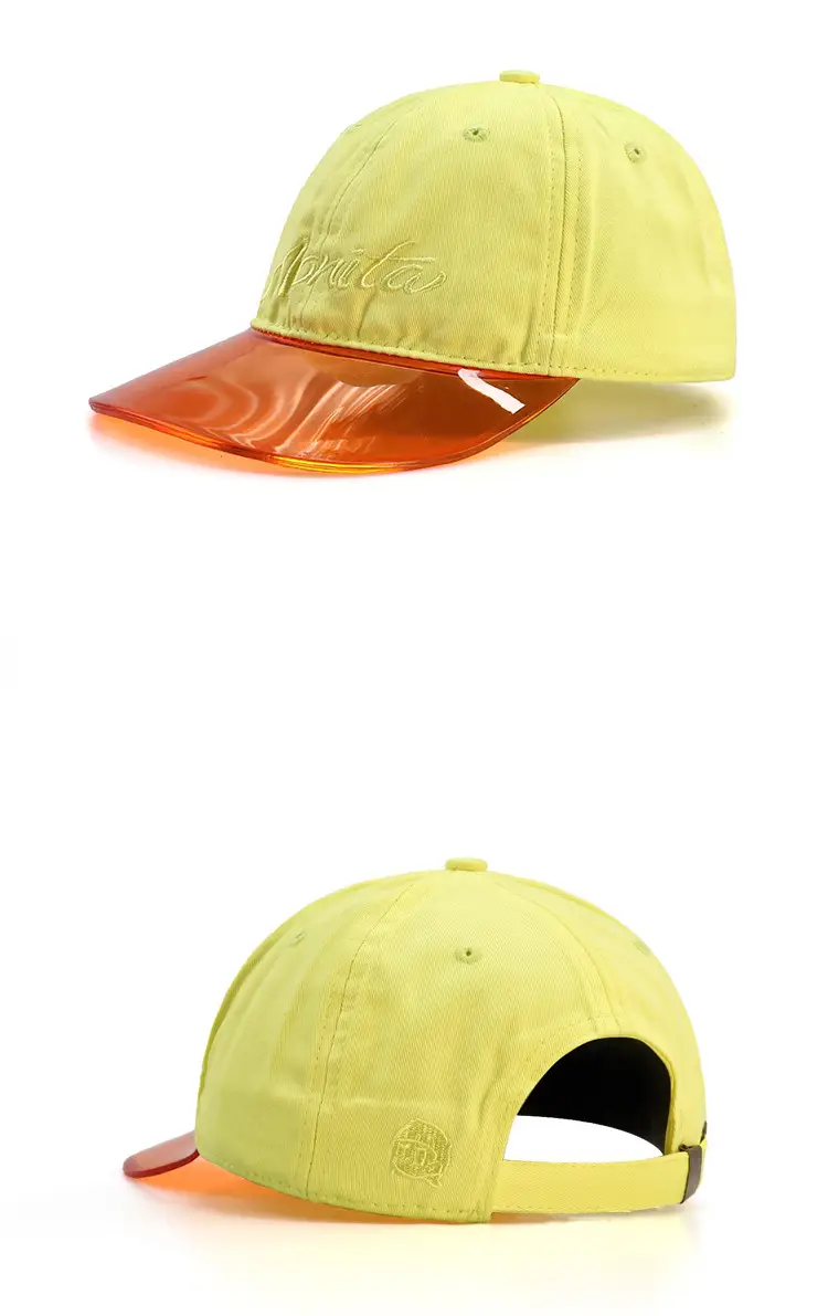 Women's Beige Red Flatback Sunblock Cap Set — feature 6
