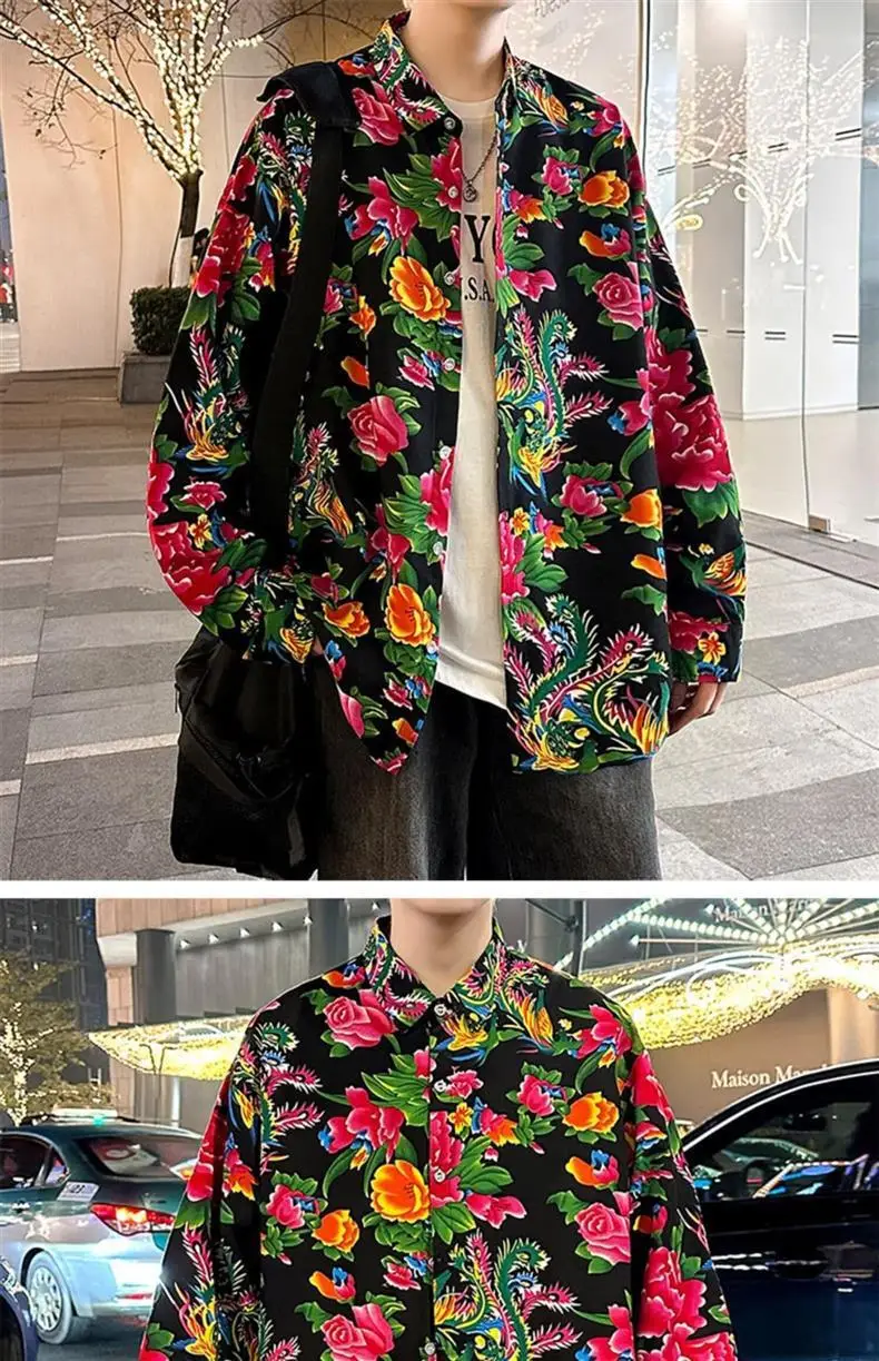Northeastern Peony Flower Jacket Green Long Sleeve — feature 14