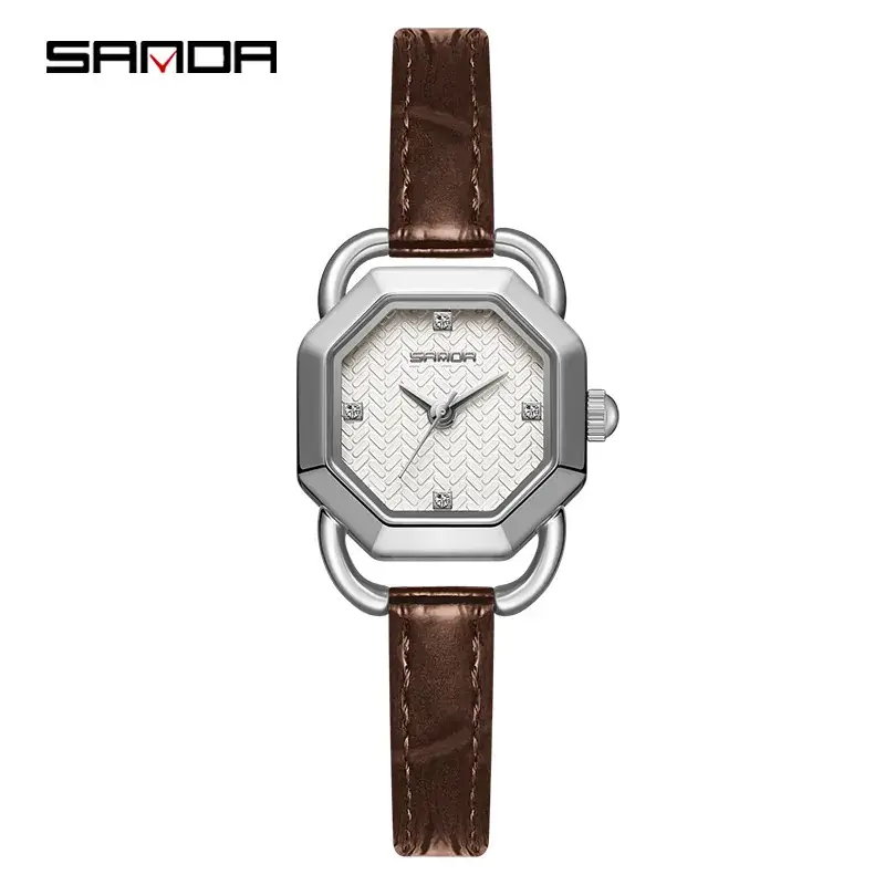 Sanda Women's Green Octagonal Quartz Watch - Image 27
