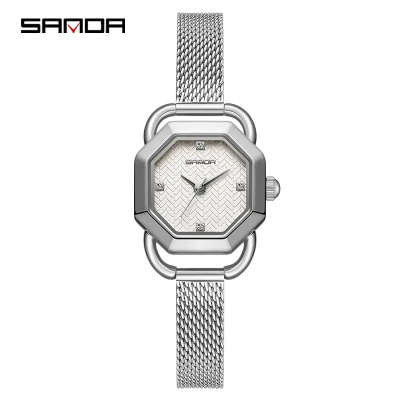 Sanda Women's Green Octagonal Quartz Watch - Image 13
