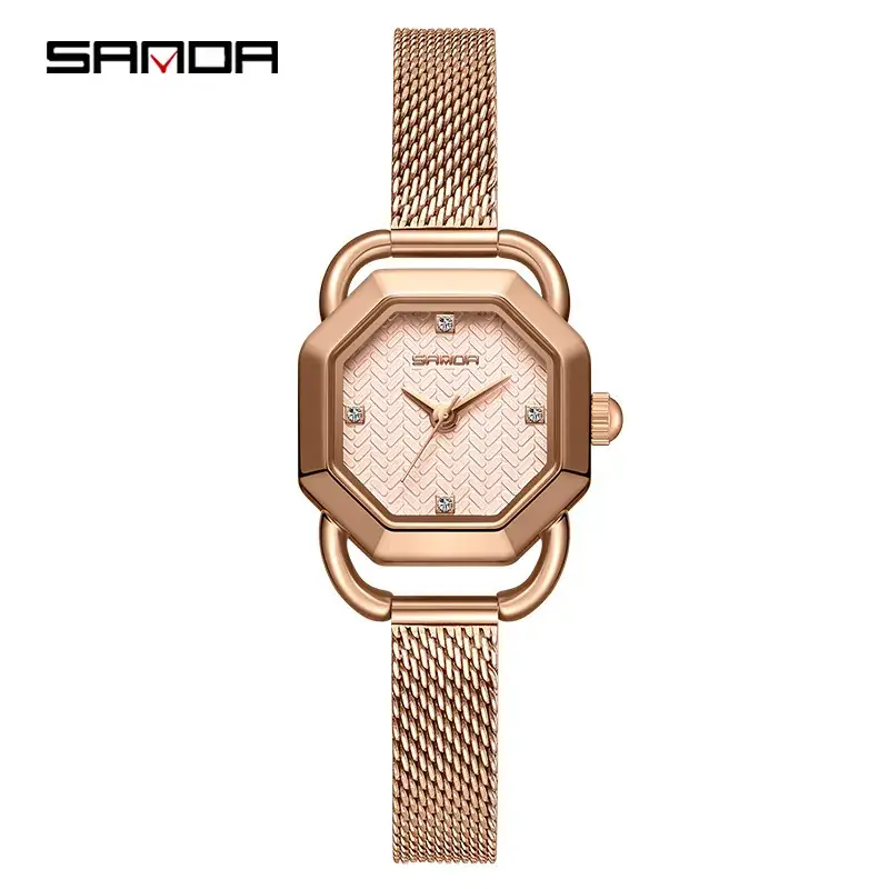 Sanda Women's Green Octagonal Quartz Watch - Image 16