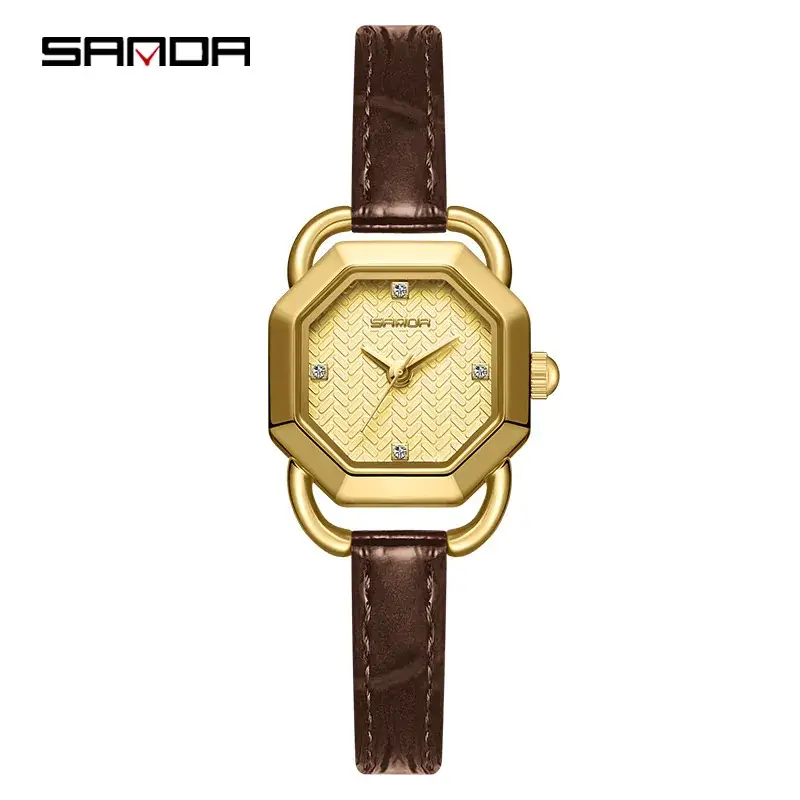 Sanda Women's Green Octagonal Quartz Watch - Image 8