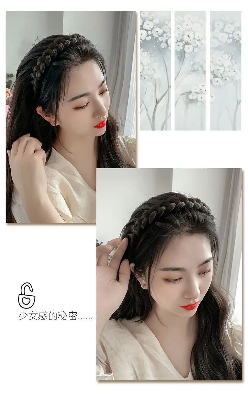 Korean Style Fishbone Braided Hairband for Women — feature 8