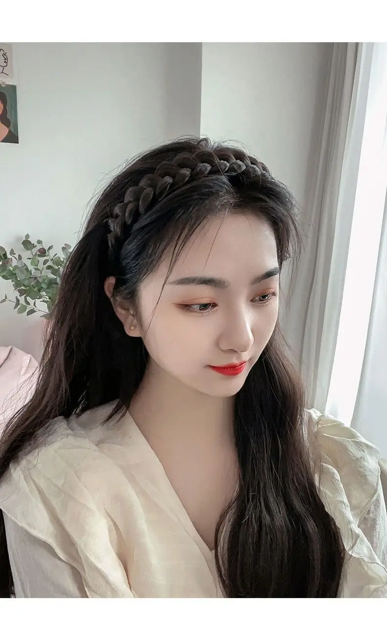 Korean Style Fishbone Braided Hairband for Women — feature 9