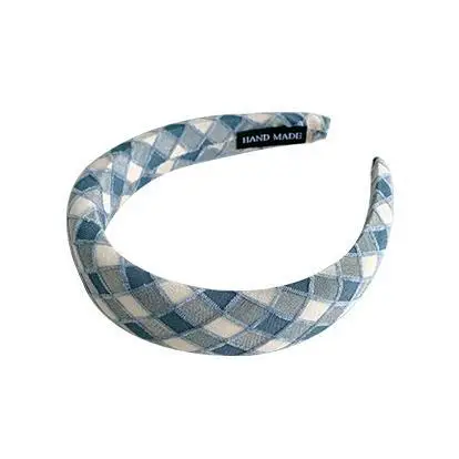 Plaid Wide-brim Hair Band for Women - Image 10