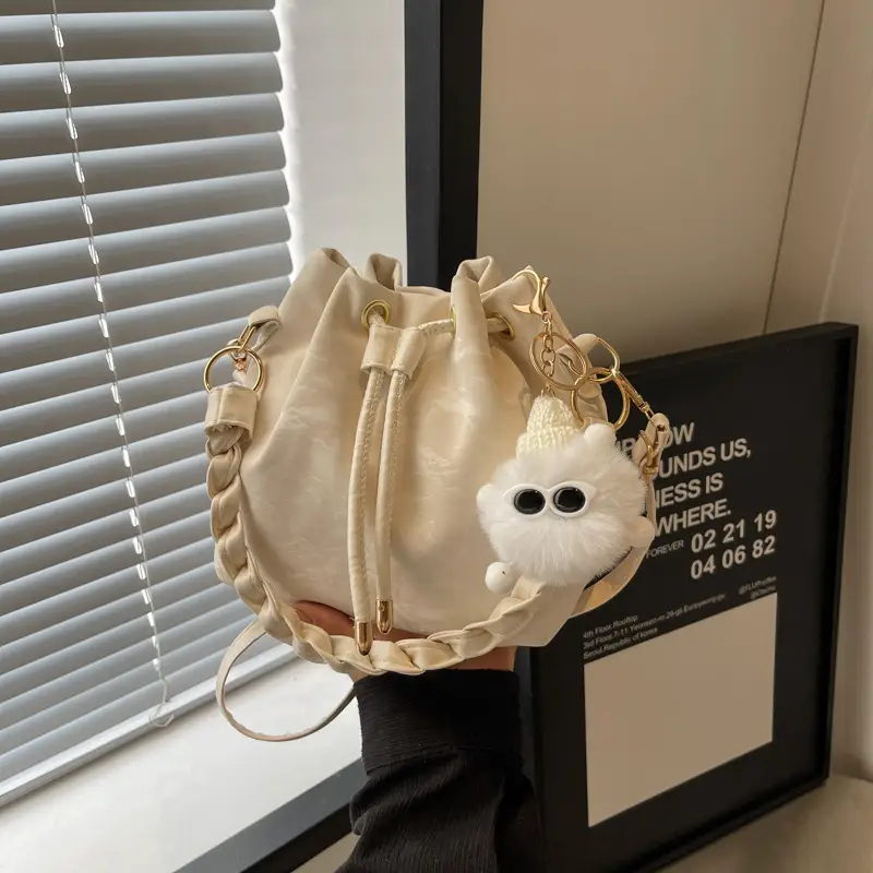 Women's Drawstring Shoulder Bag 2024 Spring Summer - Image 13
