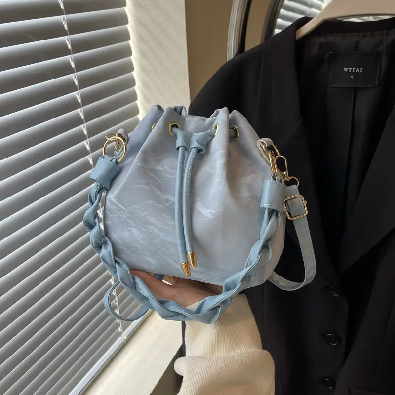 Women's Drawstring Shoulder Bag 2024 Spring Summer - Image 14