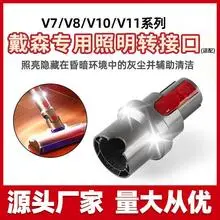 Suitable for Dyson V7V8V10V11 Vacuum Cleaner Soft Bristle Brush Head Flat Mouth Suction Head Hose Mattress Suction Accessories — feature 2