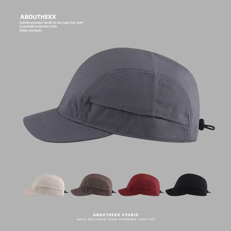 Men's Women's Duck Tongue Sun Hat Grey Red Black