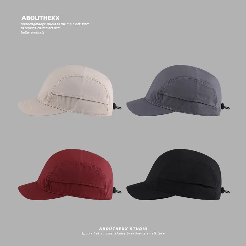 Men's Women's Duck Tongue Sun Hat Grey Red Black